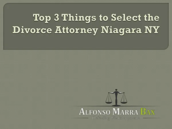 Divorce Attorney Niagara NY