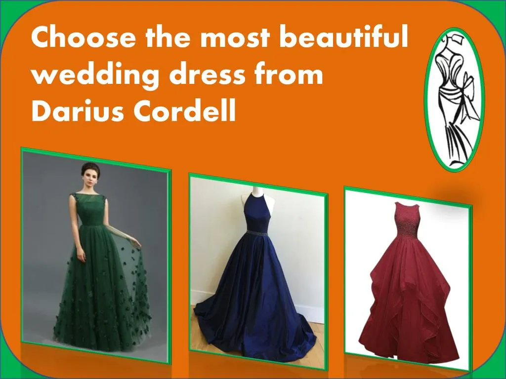 choose the most beautiful wedding dress from