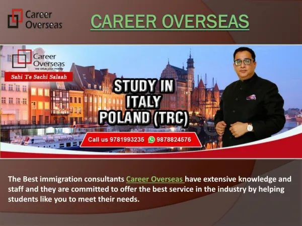 Career Overseas | Study Visa Consultant | Student Visa in Chandigarh