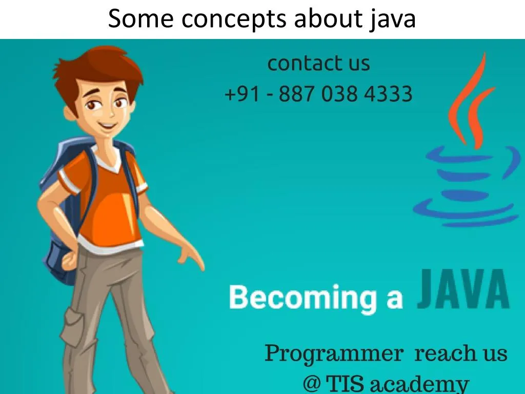 some concepts about java