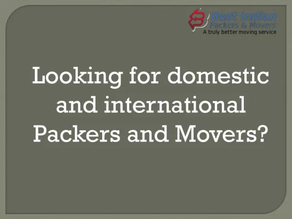 How to Choose Packers and Movers Chandigarh