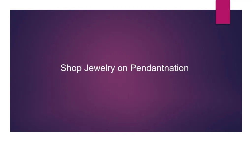 shop jewelry on pendantnation