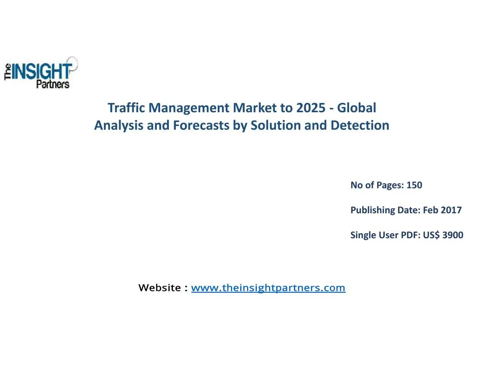 traffic management market to 2025 global analysis