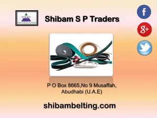 Industrial Conveyor Belts Company in UAE - slide 1
