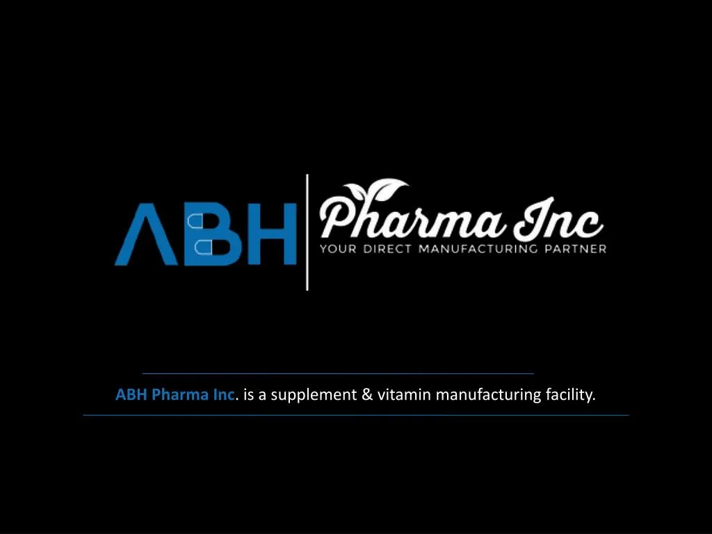 abh pharma inc is a supplement vitamin