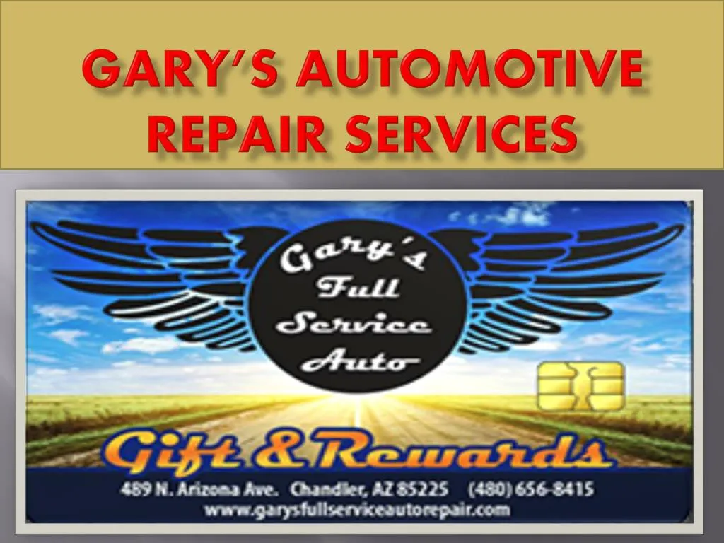 gary s automotive repair services