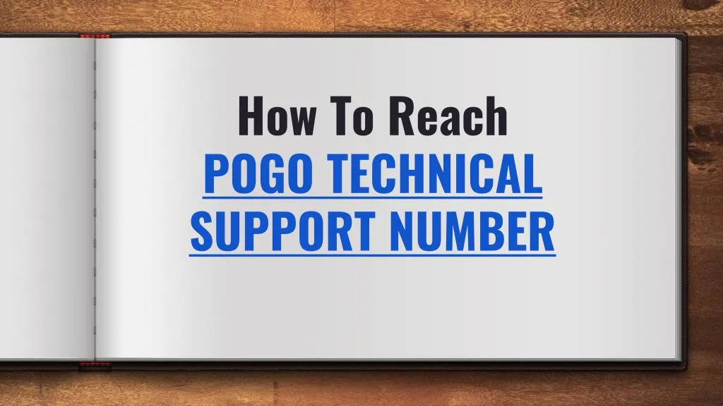 how to reach pogo technical support number