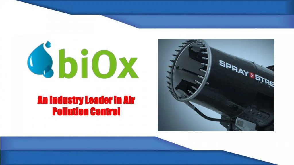 an industry leader in air pollution control