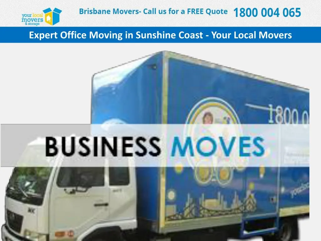 expert office moving in sunshine coast your local