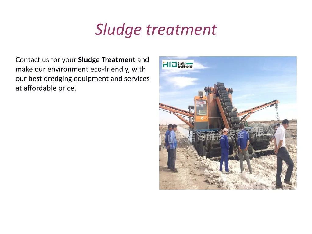 sludge treatment