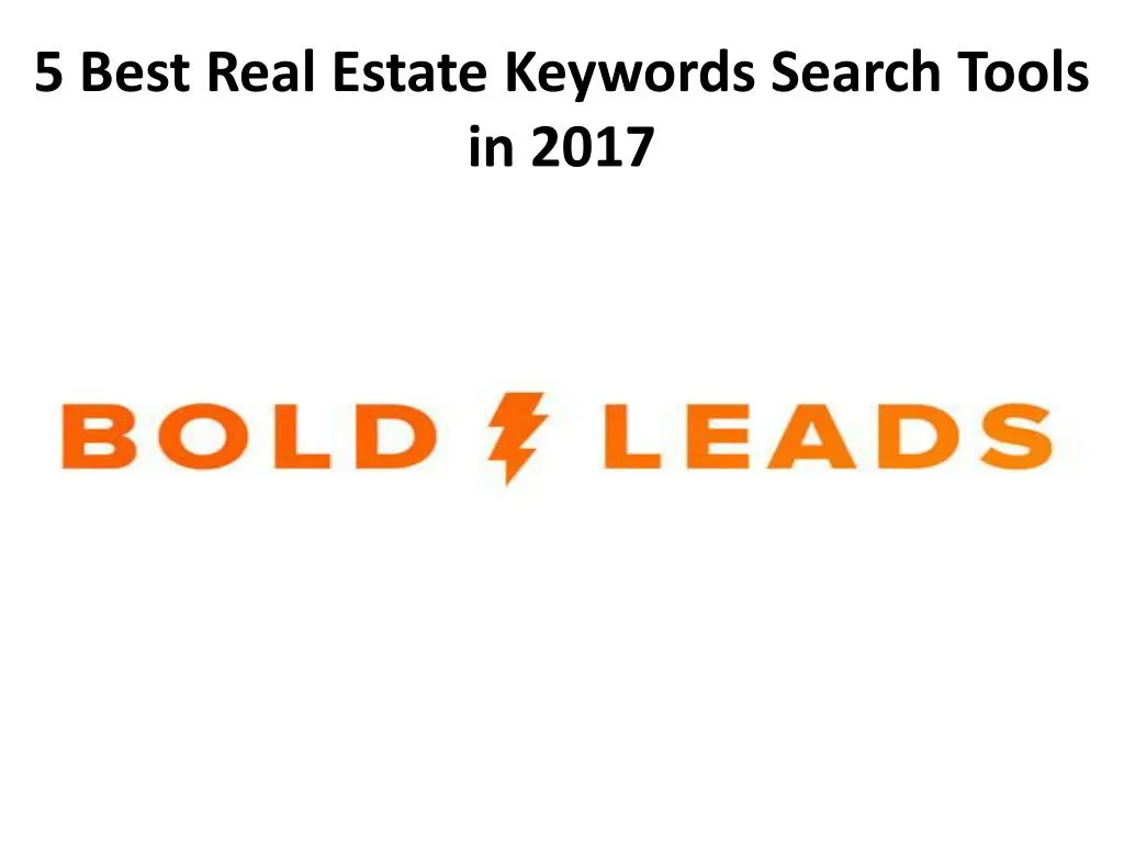 5 best real estate keywords search tools in 2017