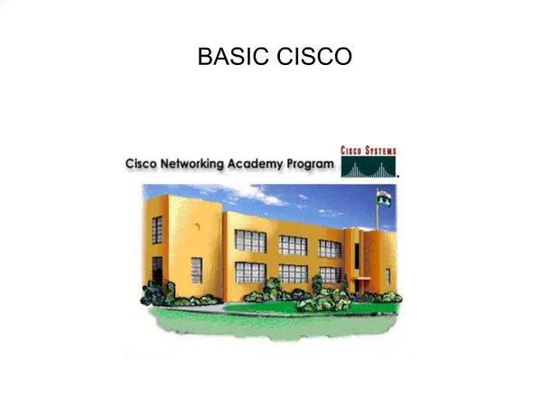 BASIC CISCO
