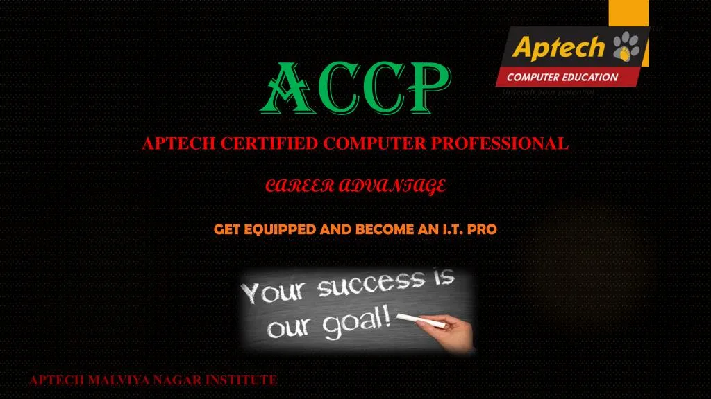 accp aptech certified computer professional career advantage