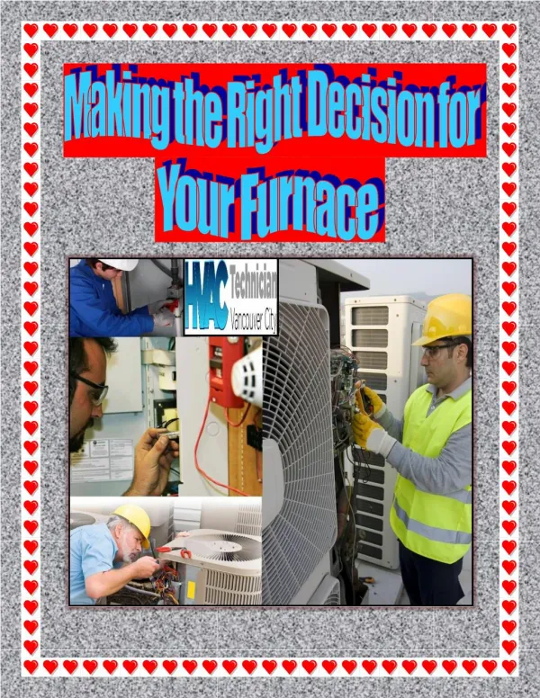 Making the Right Decision for Your Furnace