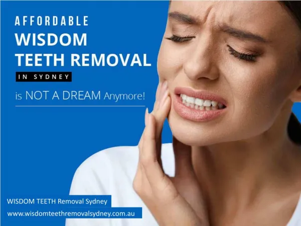 Affordable Wisdom Teeth Removal Cost in Sydney