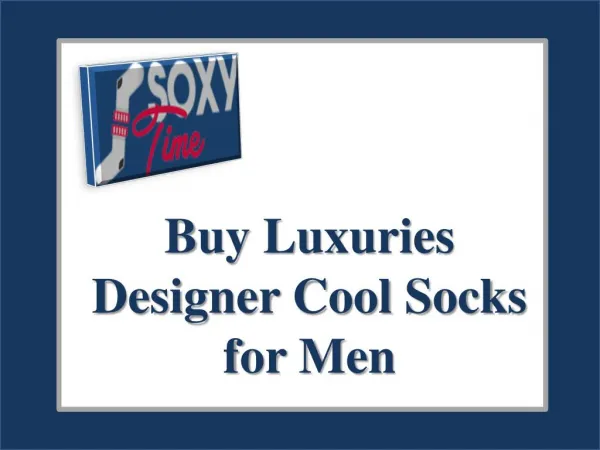 Buy Luxuries Designer Cool Socks for Men