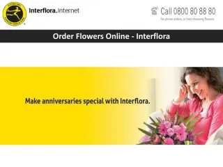 Order Flowers Online - Interflora - slide 1