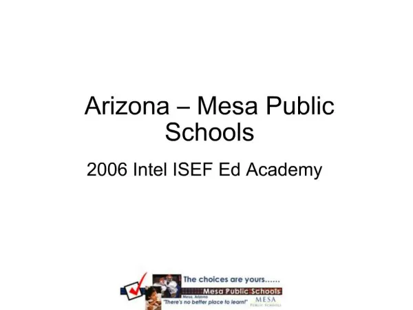 Arizona Mesa Public Schools