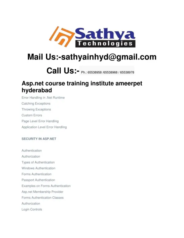 mail us sathyainhyd@gmail com