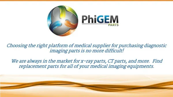 Medical Imaging Parts Supplier in New York