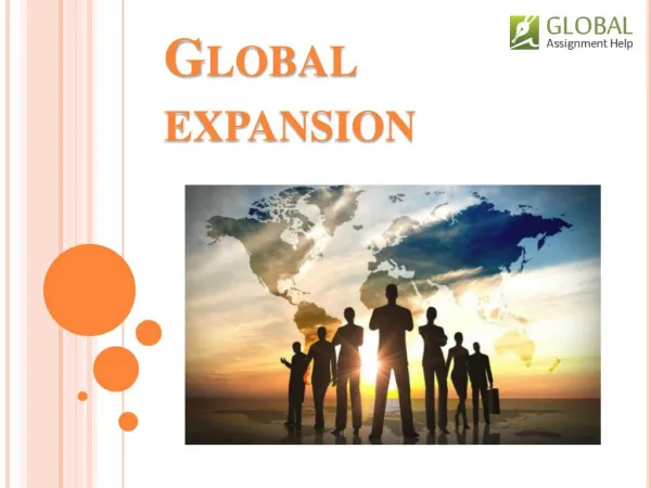 Global Expansion to Expand Operations