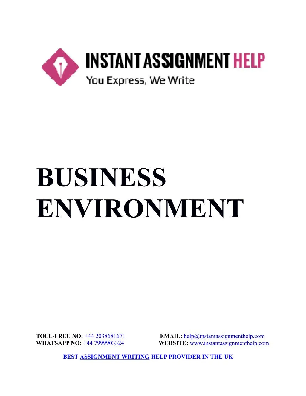 business environment