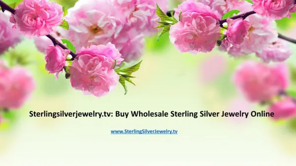 Sterlingsilverjewelry.tv: Buy Wholesale Sterling Silver Jewelry Online