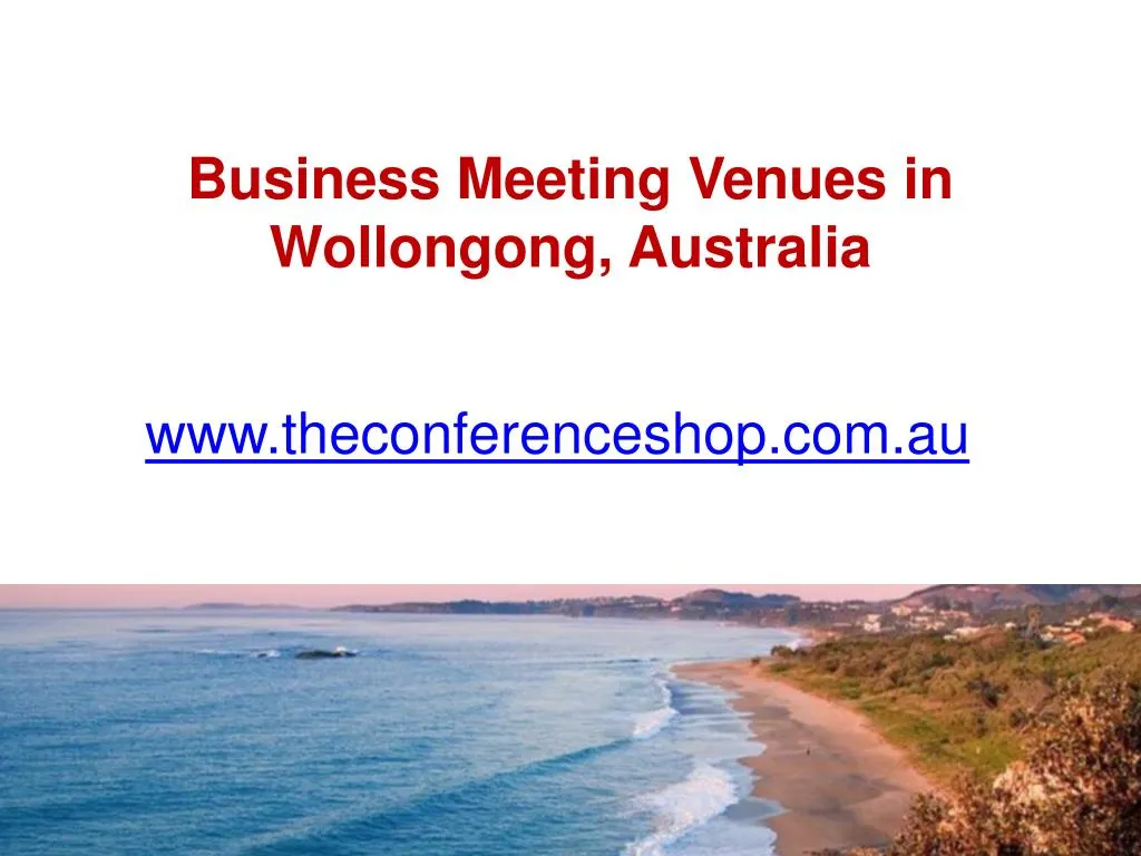 business meeting venues in wollongong australia