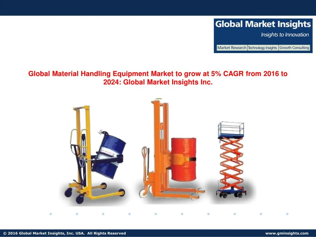 global material handling equipment market to grow
