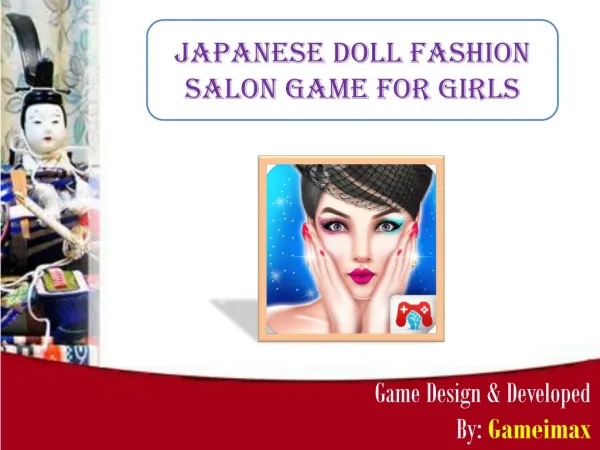 Japanese Doll Fashion Salon Game for Girls