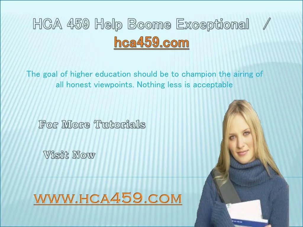 hca 459 help bcome exceptional hca459 com