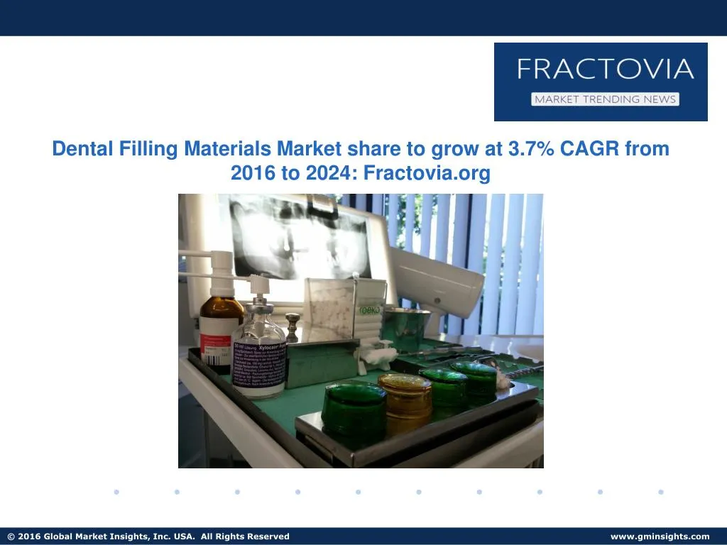 dental filling materials market share to grow