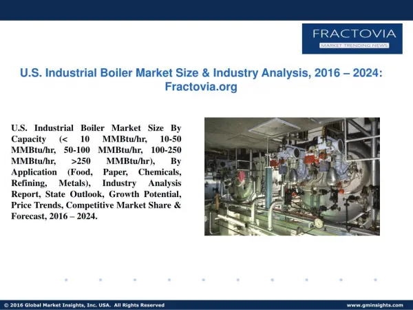 PPT for U.S. Industrial Boiler Market Analysis