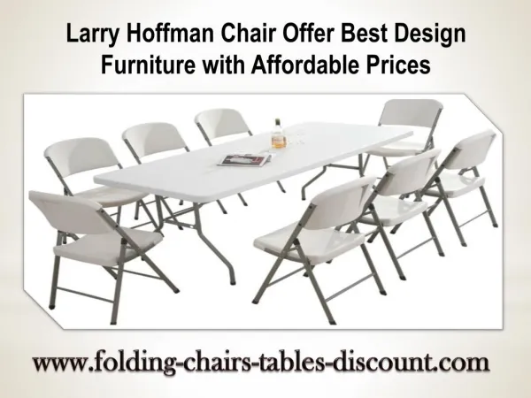 Larry Hoffman Chair Offer Best Design Furniture with Affordable Prices