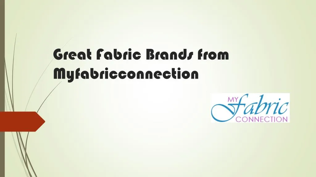 great fabric brands from myfabricconnection