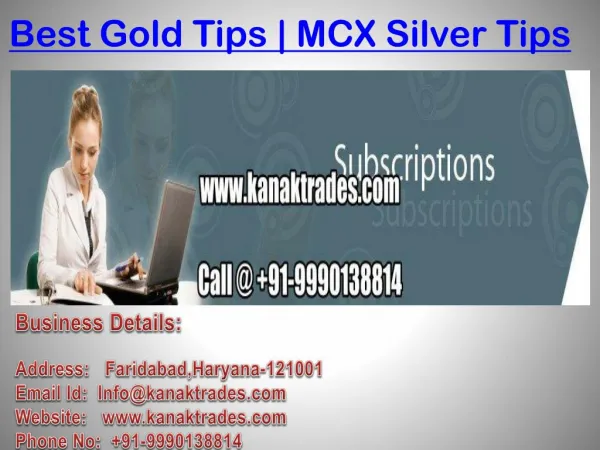 Best Gold Tips | Mcx Crude Oil Tips In India