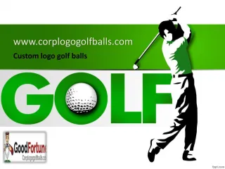 Custom Logo Golf Balls Cheap - slide 1