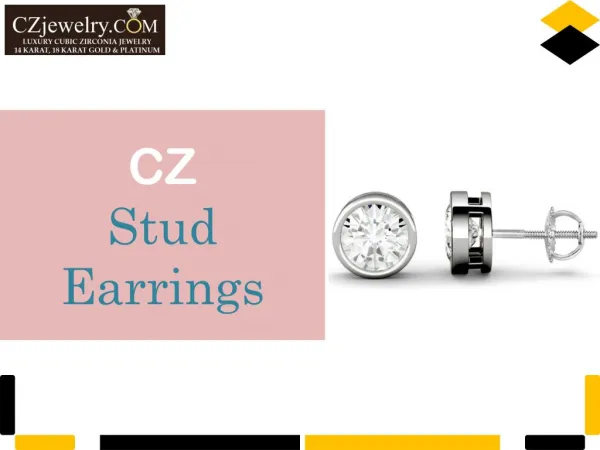 Cubic Zirconia Stud Earrings Collection - CZ Jewelry