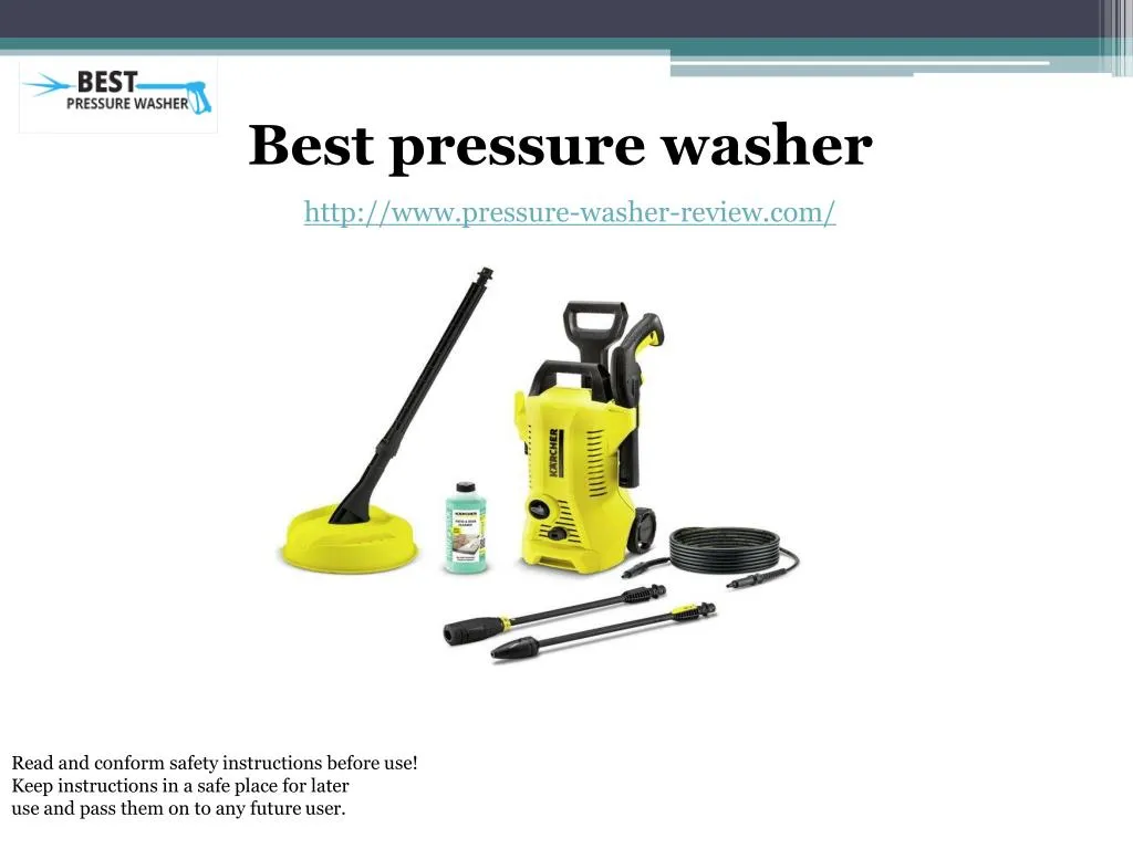 best pressure washer