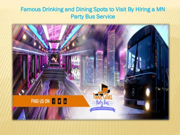 Minneapolis Party Bus Rental | Twin Cities party Bus