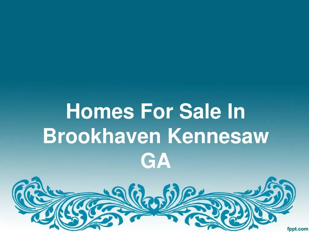 homes for sale in brookhaven kennesaw ga