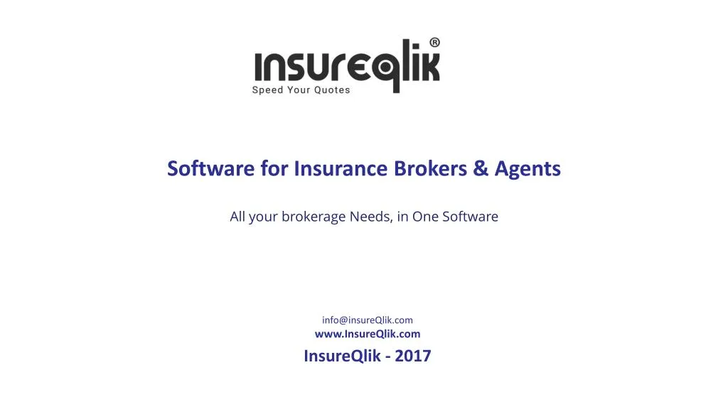 software for insurance brokers agents