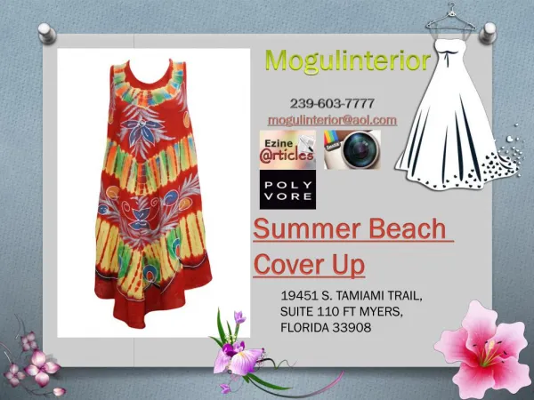 Summer Beach Poncho Dress