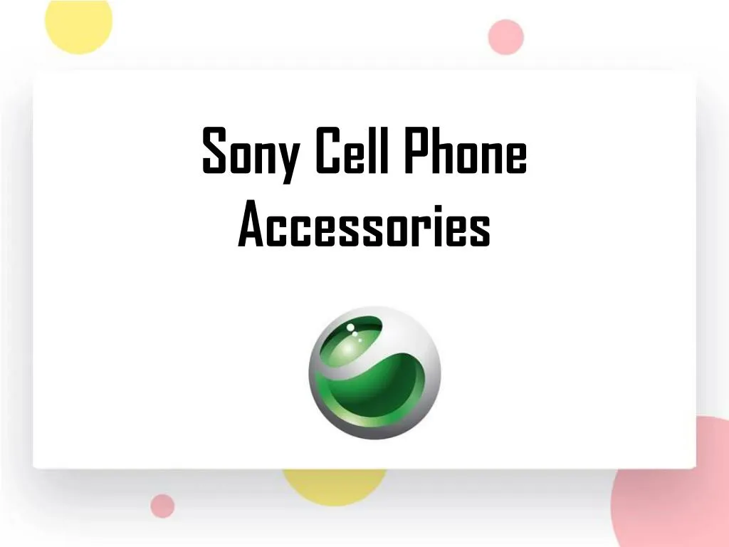 sony cell phone accessories