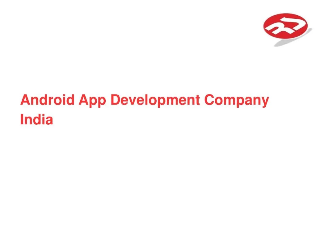android app development company india