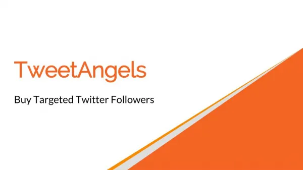 Tweetangels - 10000 Twitter Followers