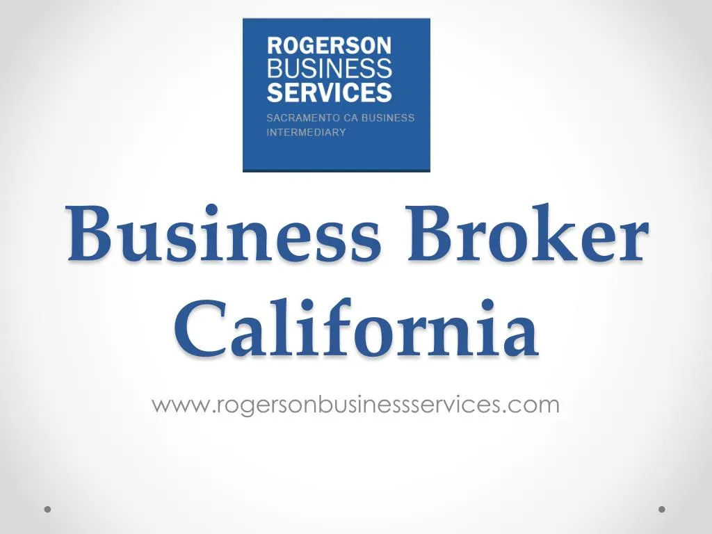 business broker california