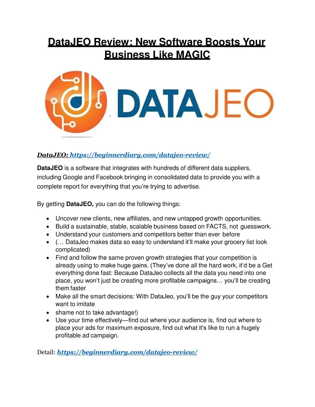 datajeo review new software boosts your business