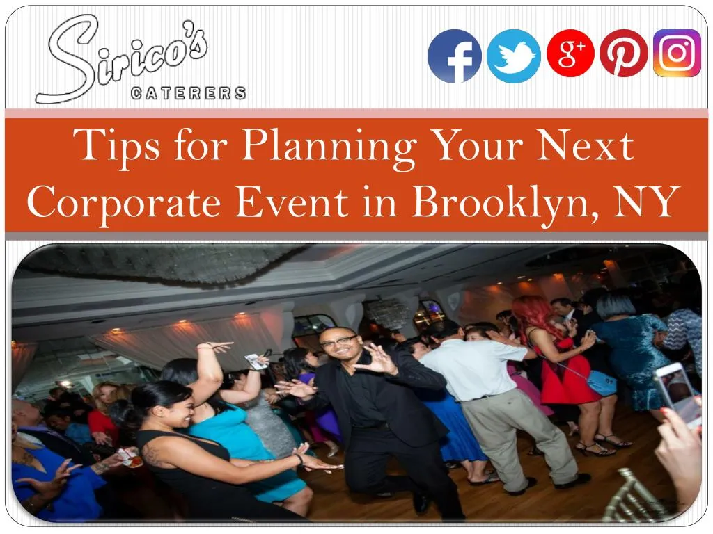 tips for planning your next corporate event in brooklyn ny