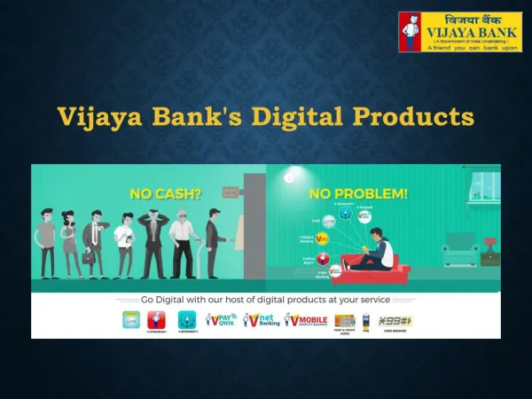 Vijaya Bank Digital Products